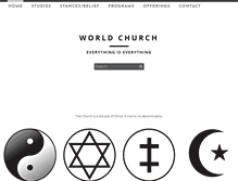 Tablet Screenshot of churchoftheworld.net